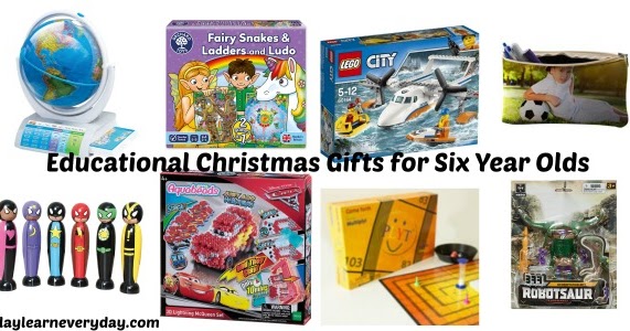 Educational Christmas Gift Ideas for a 6 Year Old - Play and Learn Every Day