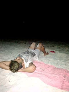 Malapascua Travel Guide 2016 guy at the beach at night time