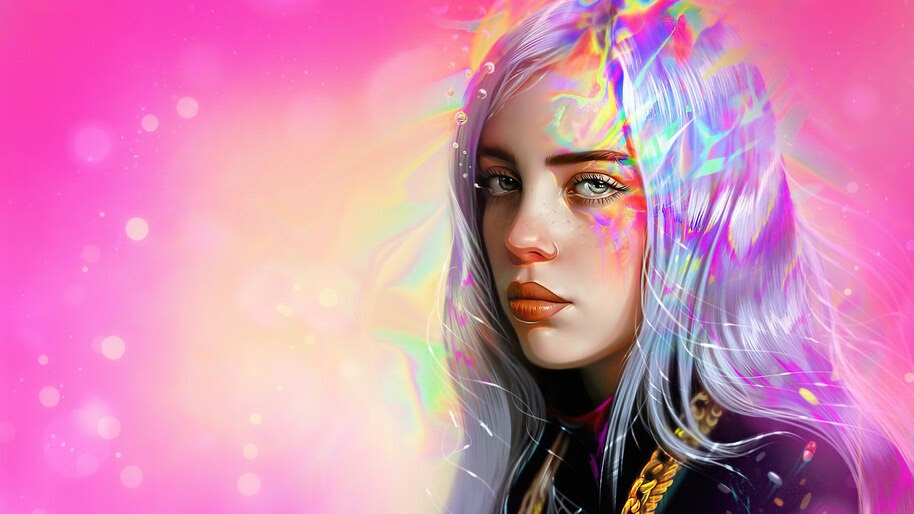 Billie Eilish, Art, 4K, #4.2510
