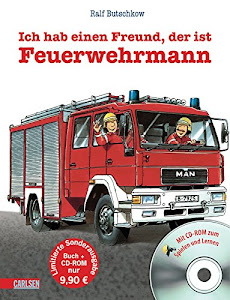 LESEMAUS Sonderbände: Ich hab einen Freund, der ist Feuerwehrmann: Gebundenes Bilderbuch mit CD-ROM