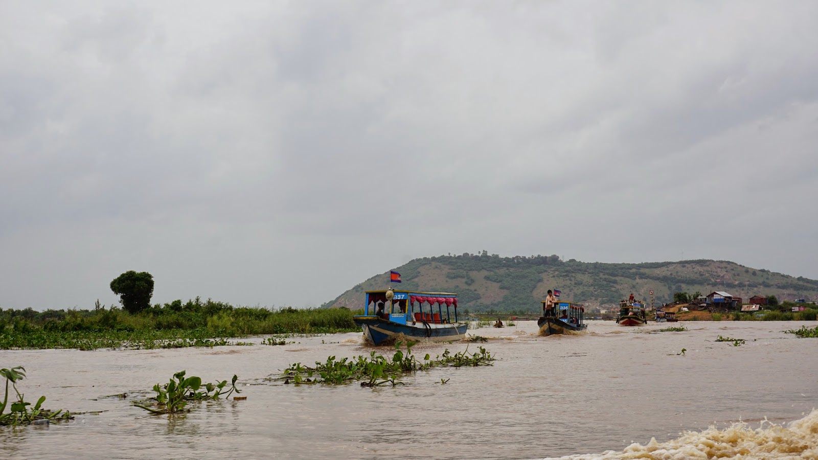 Arriving in Siem Reap jetty