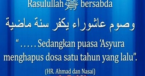 Niat puasa sunat asyura