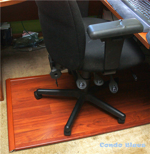 Condo Blues How to Make an Office Chair Mat