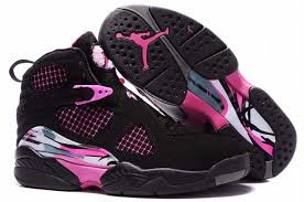 pink and black michael jordan shoes