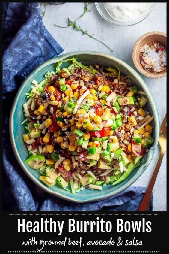 Healthy Burrito Bowls HEALTHY EATING RECIPES UPDATE