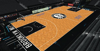 NBA 2K14 Nets HD Court Mod