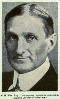 W. Mac Adoo, Under Secretary of the State finances, later general Director of Railways