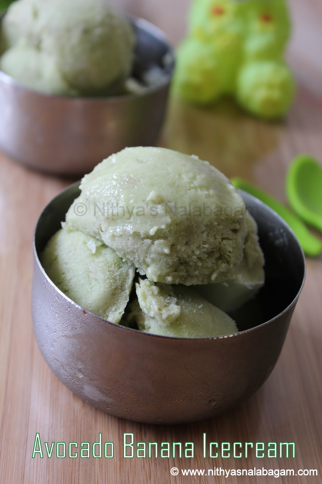 Avocado Banana Icecream Nithya's Nalabagam
