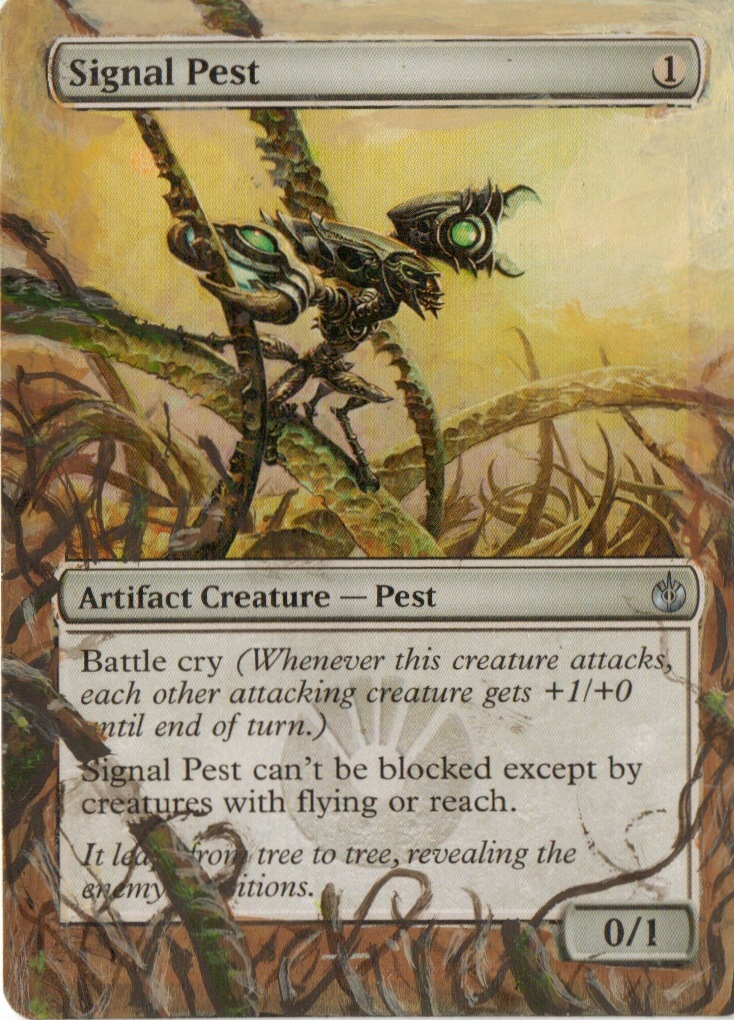 AlterMidgard Custom Playmats Signal Pest Tempered Steel Deck