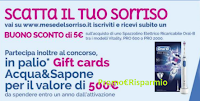 ''Scatta il tuo sorriso'': ricevi subito buono sconto da 5 € e vinci Gift Card da 500 € Logo ''Scatta il tuo sorriso'': ricevi subito buono sconto da 5 € e vinci Gift Card da 500 €