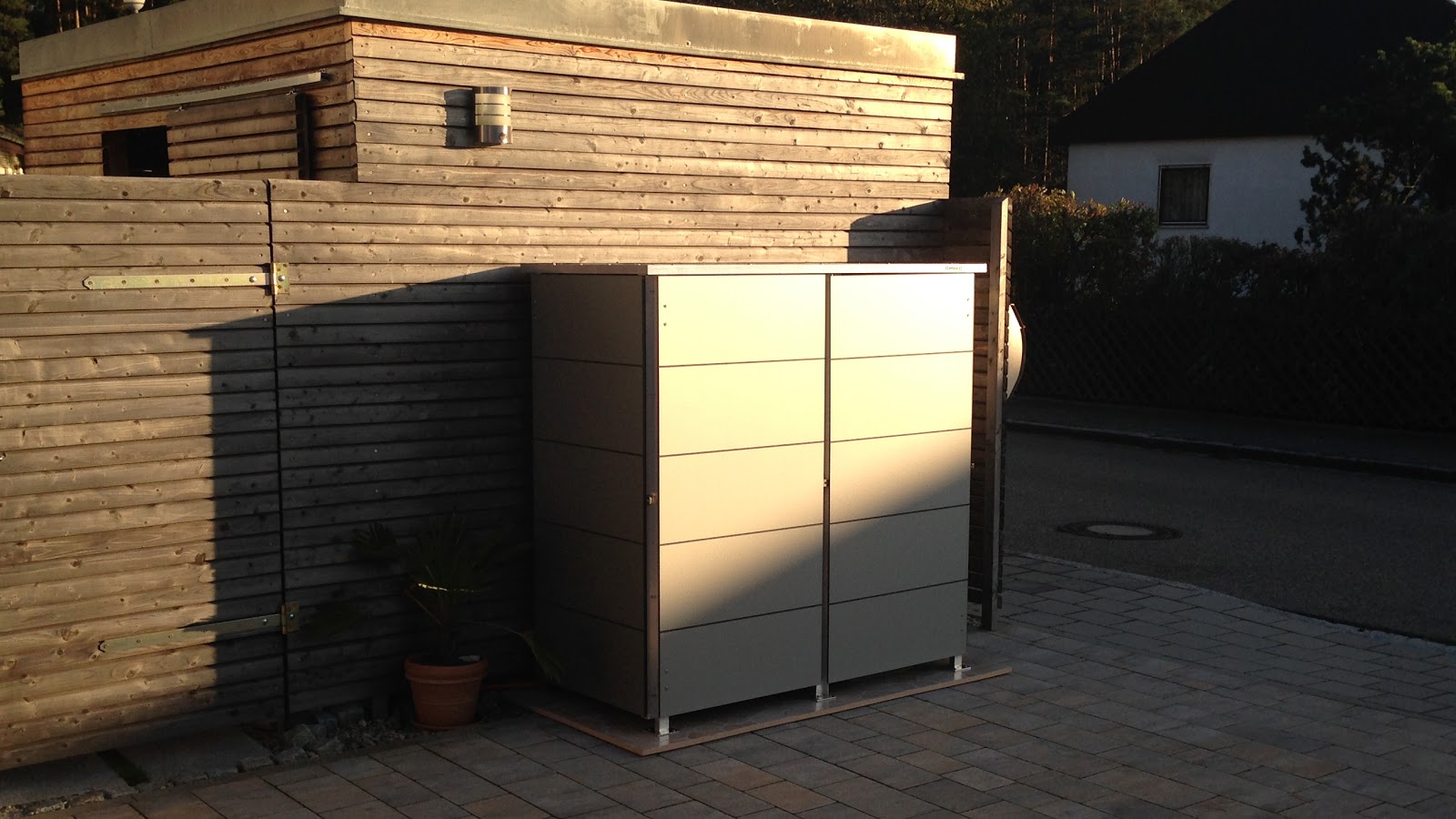 Mullboxen Von Garten Q Mulltonnenverkleidung Aber In Schon