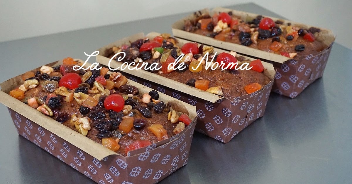 FRUIT CAKE (PASTEL DE FRUTAS NAVIDEÑO) - La Cocina de Norma
