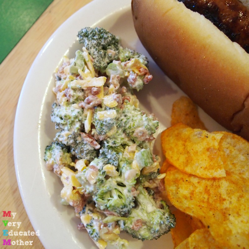 Broccoli Bacon Ranch Salad