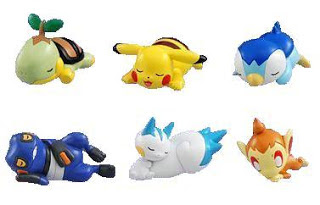 sleeping pokemon figures