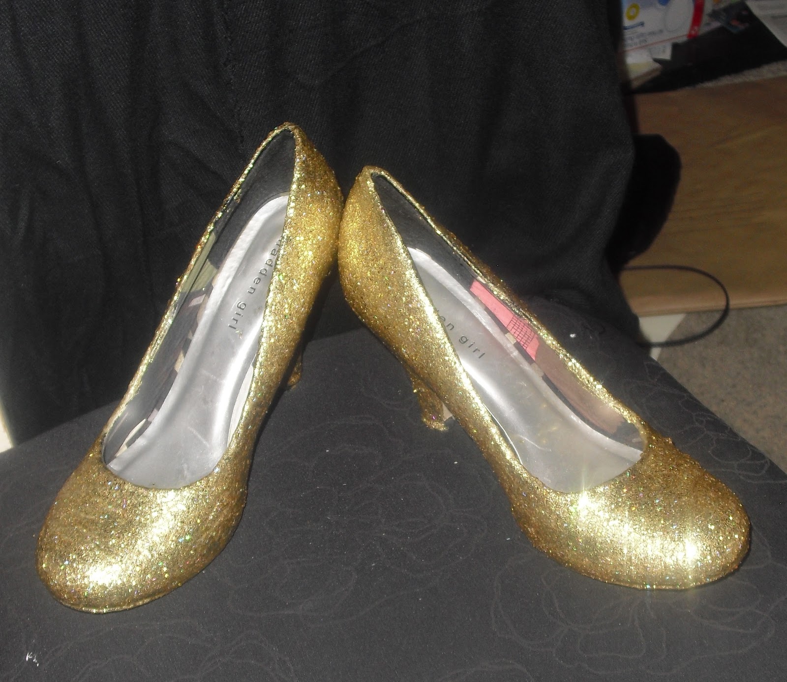 glitter pumps new look