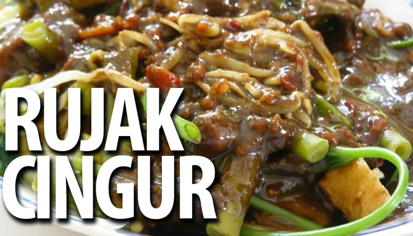 How to Make Rujak Cingur Delicious Food from Indonesian