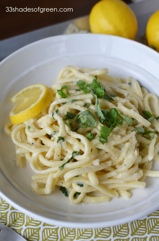 33 Shades of Green: Spaghetti with Lemon & Olive Oil