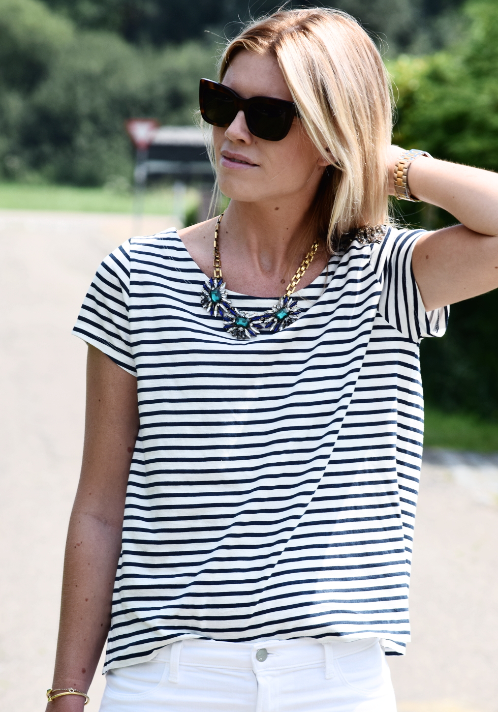 Mirror of Fashion: OUTFIT OF THE DAY // STRIPE AWAY!