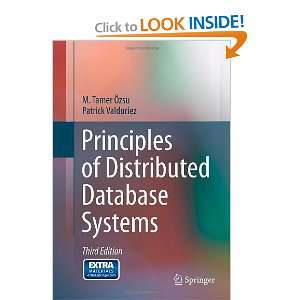 Principles of Distributed Database Systems 3rd edition, M. Tamer Özsu ...