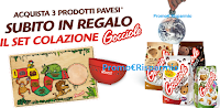 Con Gocciole subito in regalo il Set colazione Logo Con Gocciole subito in regalo il Set colazione