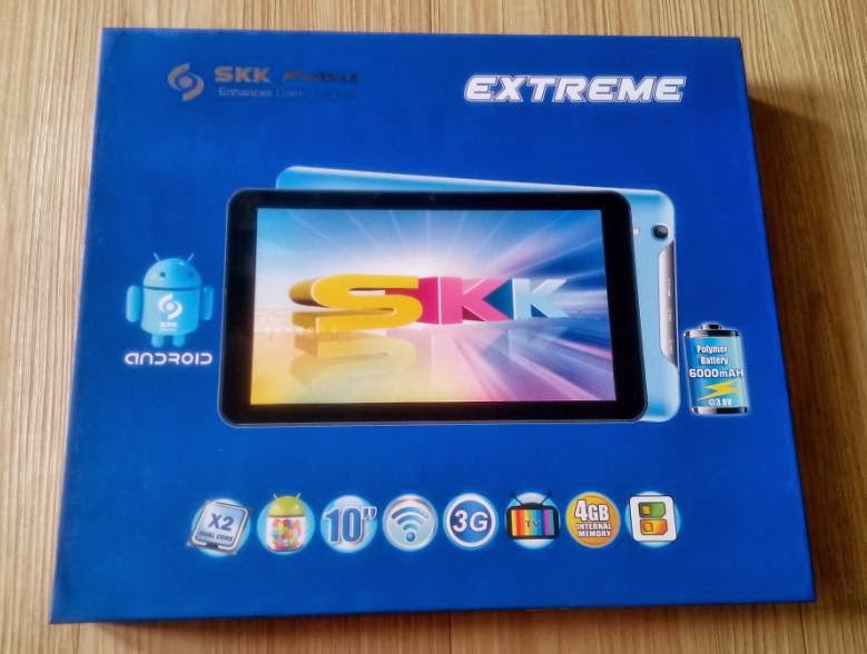 SKK Mobile Extreme Unboxing, 10-inch 3G Tablet With Phone Functionality