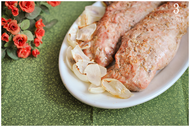 carne porco canela receita