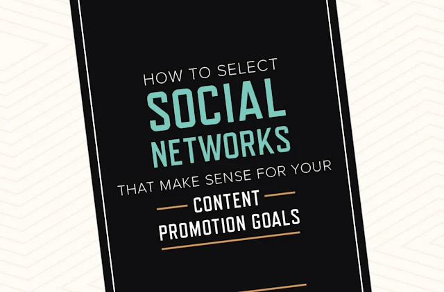 How to select social networks for your content promotion goals [INFOGRAPHIC]
