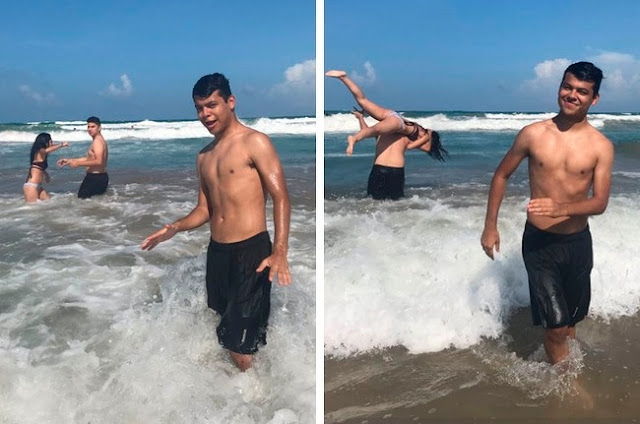 Top 10 Photos with Interesting Photobomb in Background Top 10 Photos with Interesting Photobomb in Background