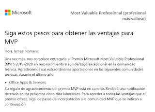 Excelforo: X aniversario y VI Premio Microsoft MVP Excel 2019-2020