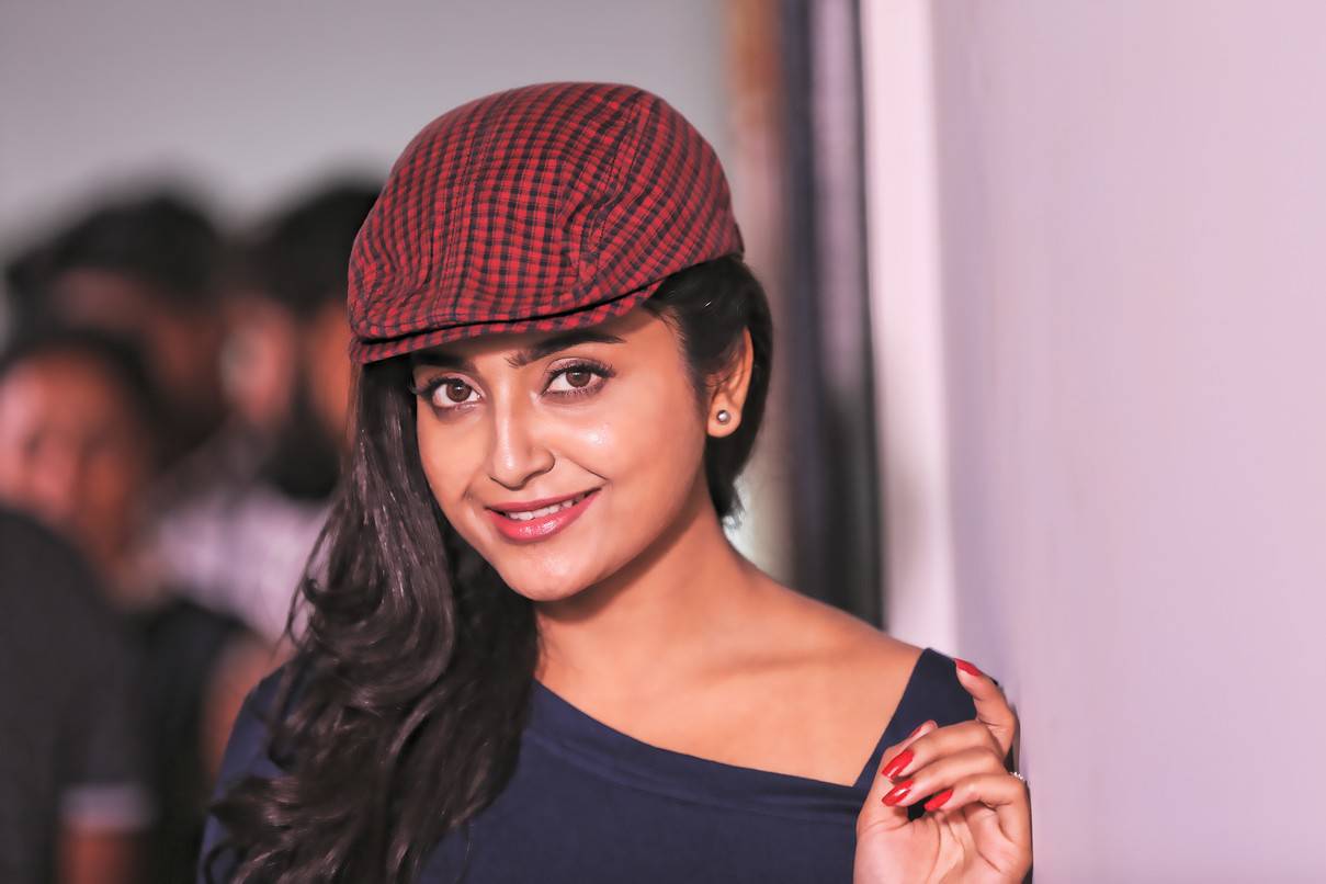 Tollywood Actress Avanthika Stills In Blue Dress