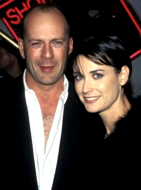 Demi Moore y Bruce Willis Foto de Demi Moore sonriendo junto a Bruce Willis