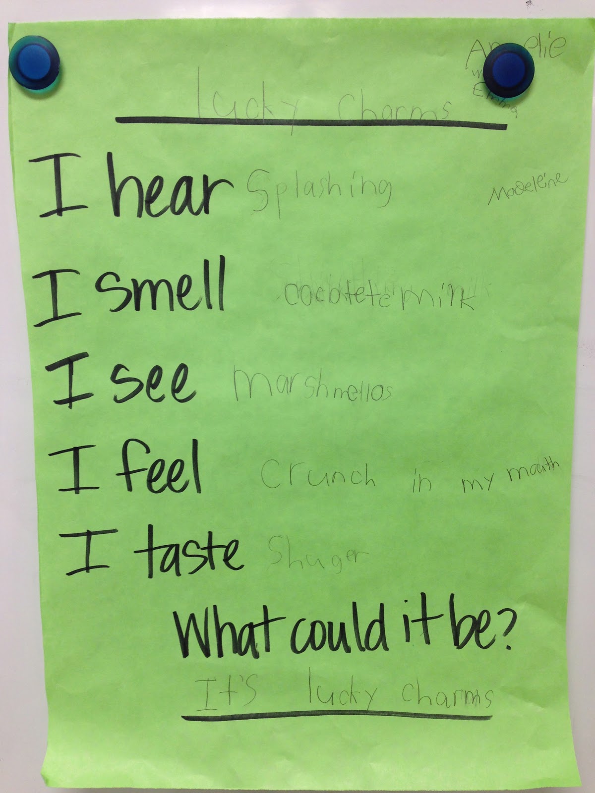 Sensory Poetry - Teaching with Jennifer