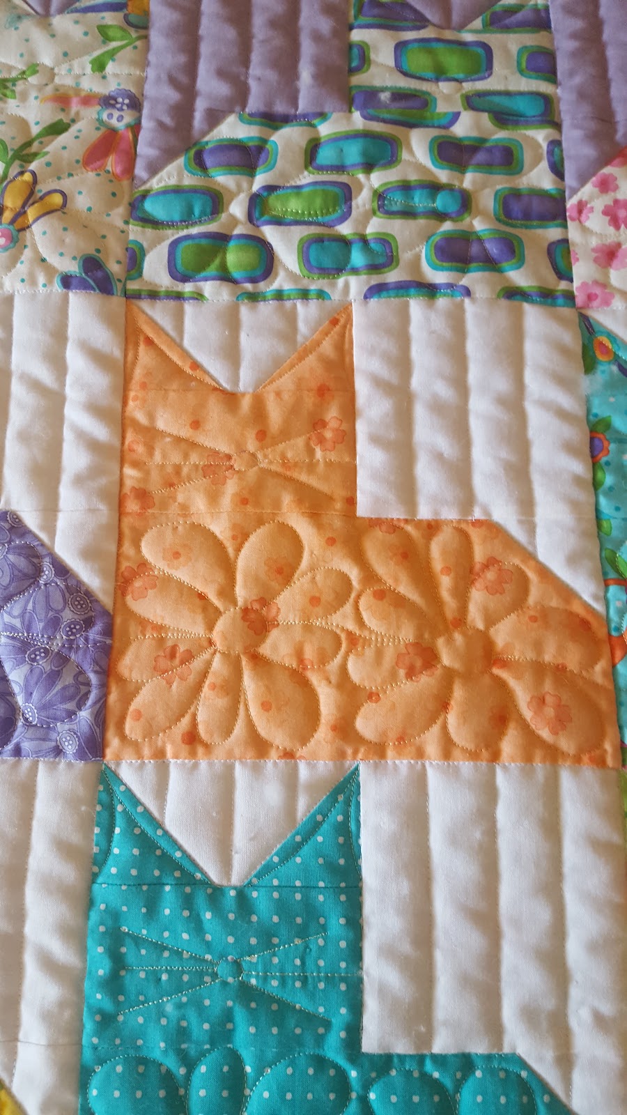 Colleen's Quilting Journey Catalina's Catnap or Pins and Paws Quilt