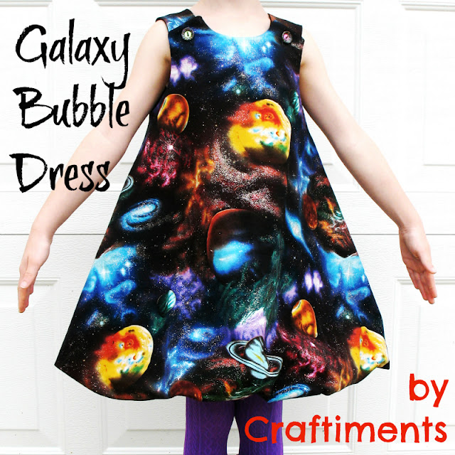 Craftiments:  Galaxy Bubble Dress