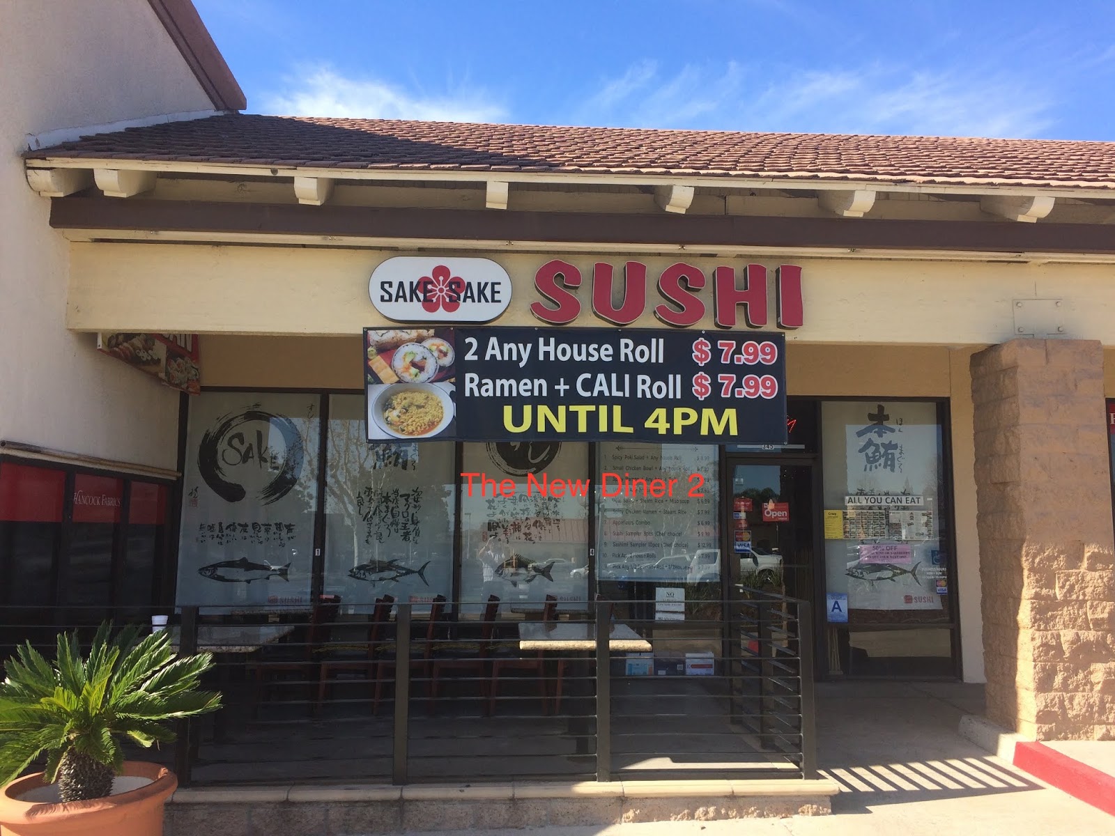 The New Diner 2 Sake Sake Sushi