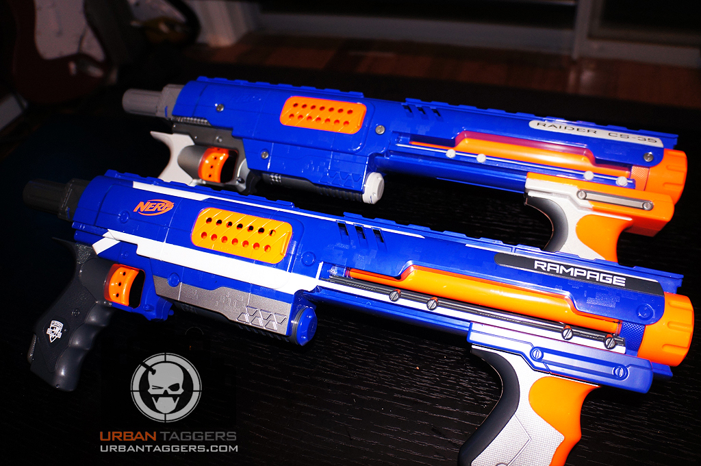 Urban Taggers.: Nerf N-Strike Elite Rampage: Juiced up Raider