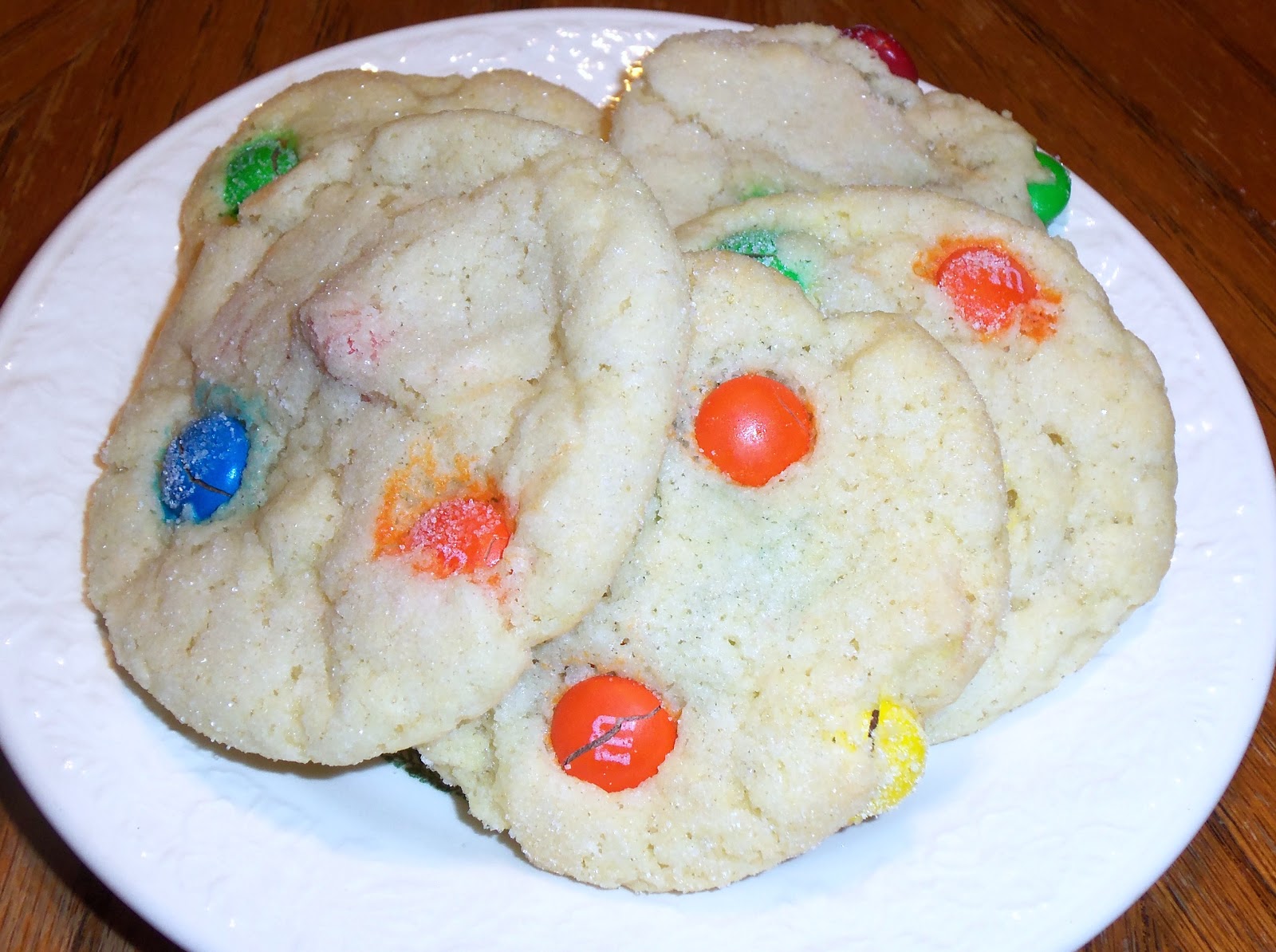 live. love. scrap.: Recipe of the Week #55- M&M Sugar Cookies