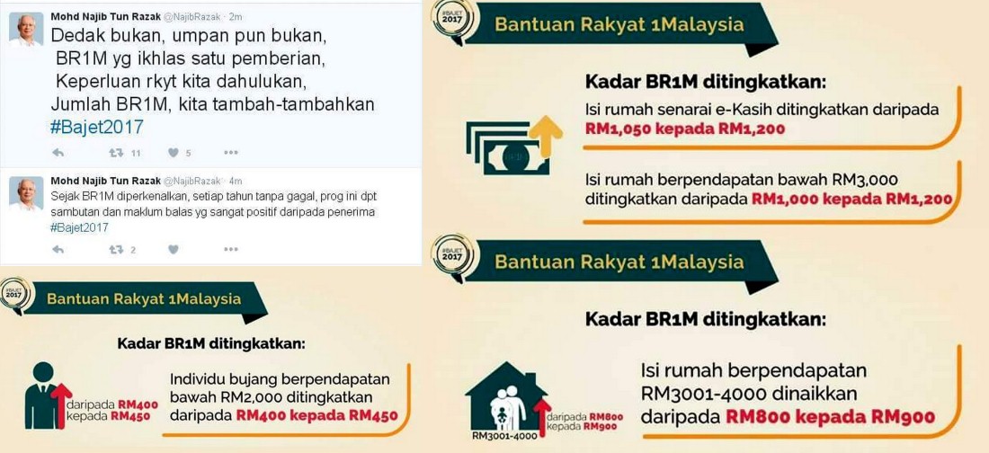 Tarikh Bayaran Penerima BR1M 2017 - BMBlogr