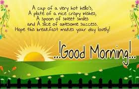 good morning good morning