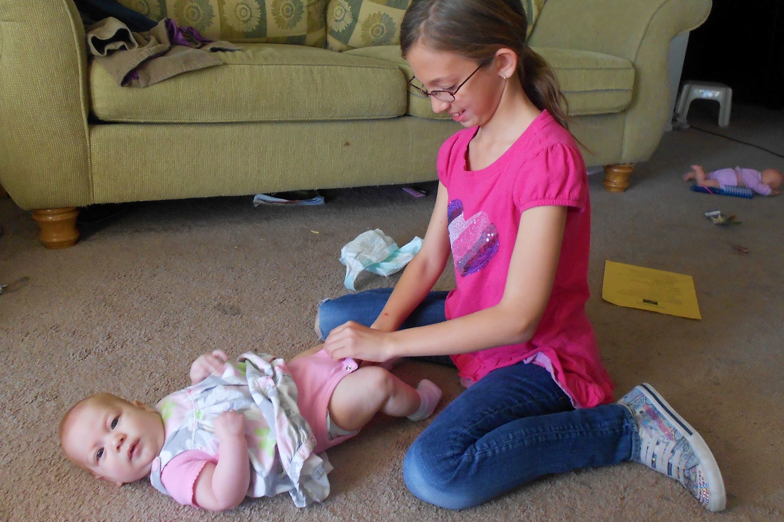 This Cresap Family Diaper Changing 101