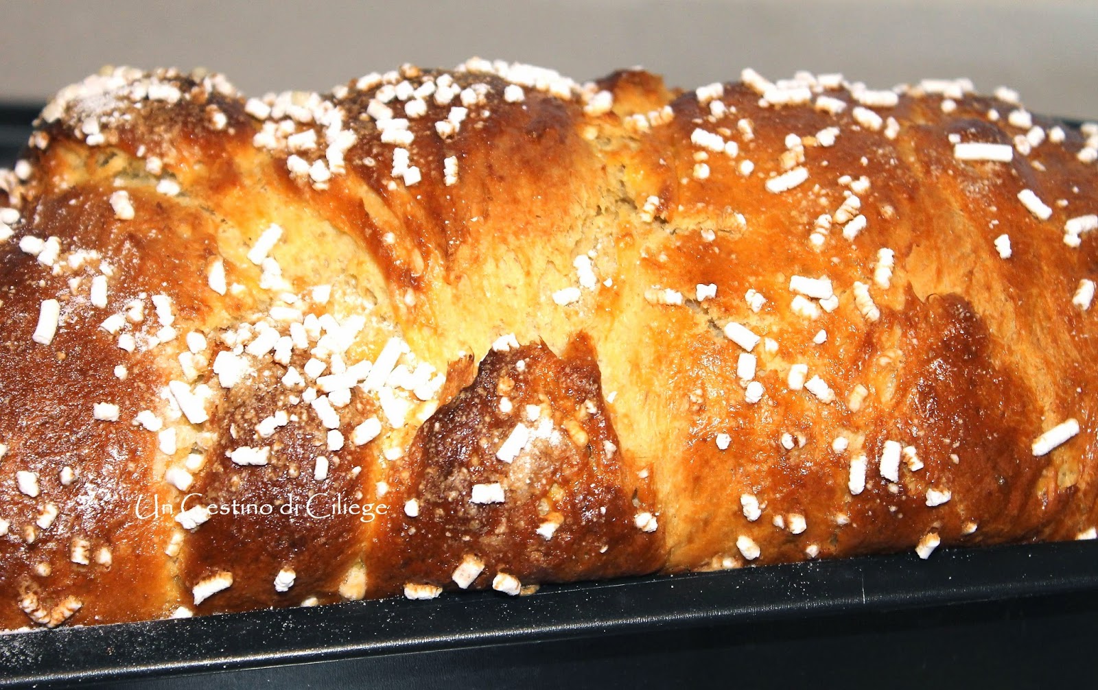 Un cestino di ciliege Pan Brioche con Farro Integrale e Miele!