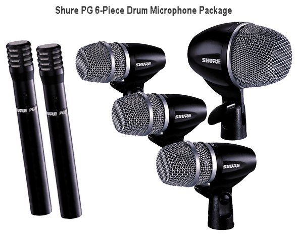 Harga Microphone Shure Asli untuk Instrument Drum Mic Shure PG6-Piece Drum