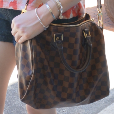 Louis Vuitton Damier Ebene 30 speedy bandouliere | away From The Blue