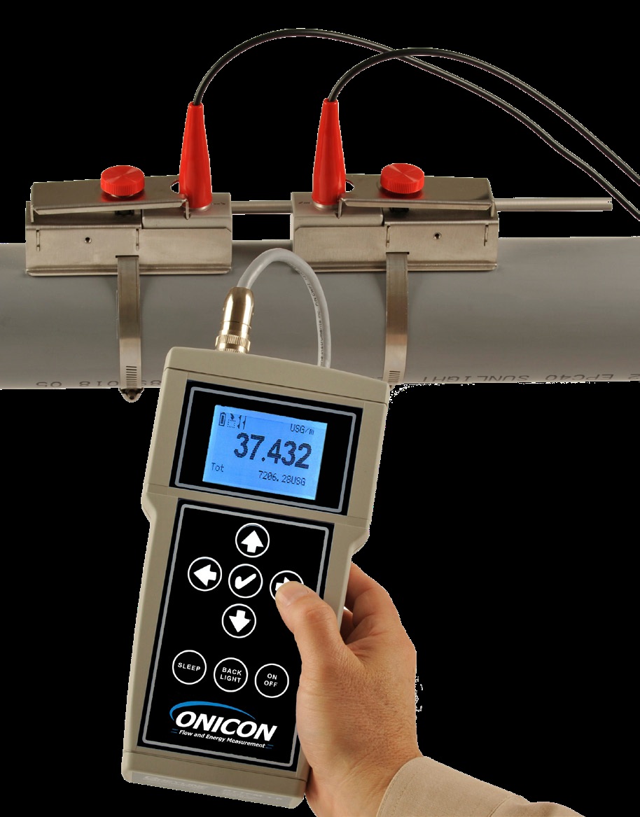 F4400 ClampOn Portable Ultrasonic Flow Meter Wiratama Mitra Abadi