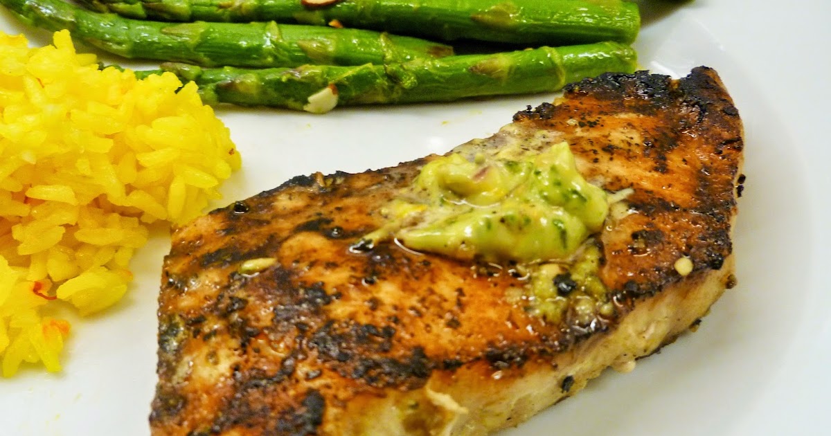 Lindaraxa Grilled Swordfish With Orange Lime Pesto