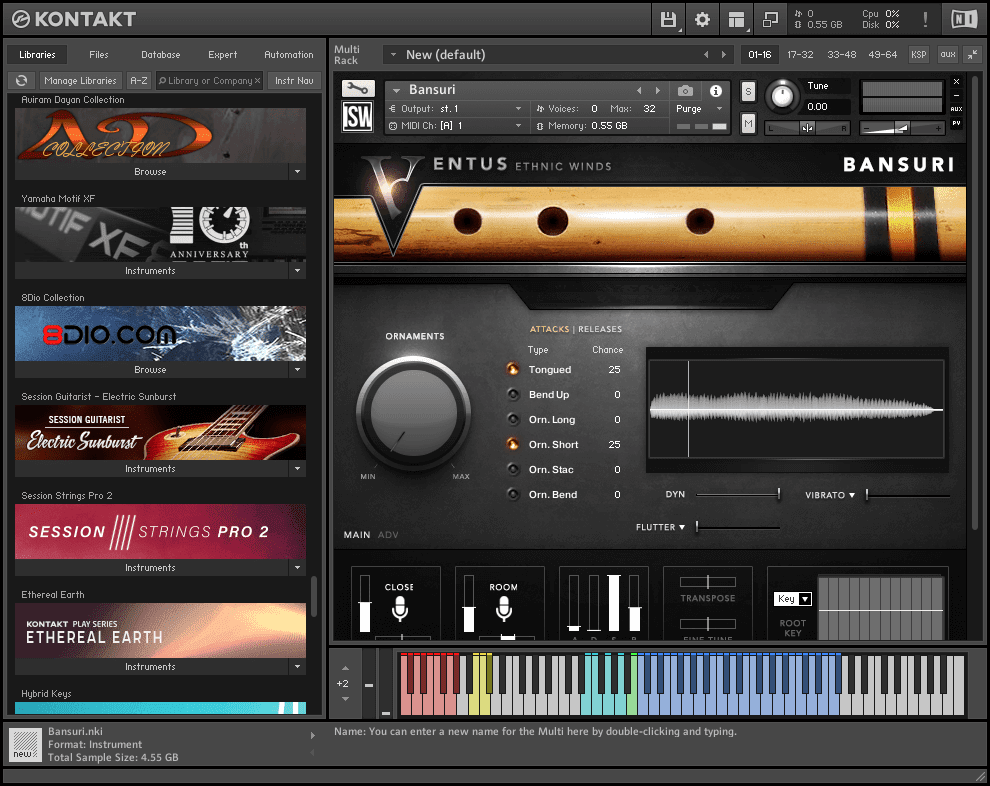 Ventus Ethnic Winds - Bansuri KONTAKT Library free download