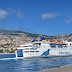 o Lobo Marinho com o Funchal em fundo