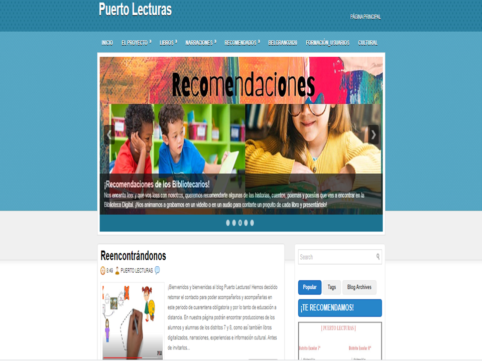 Blog Distrital Puerto Lecturas