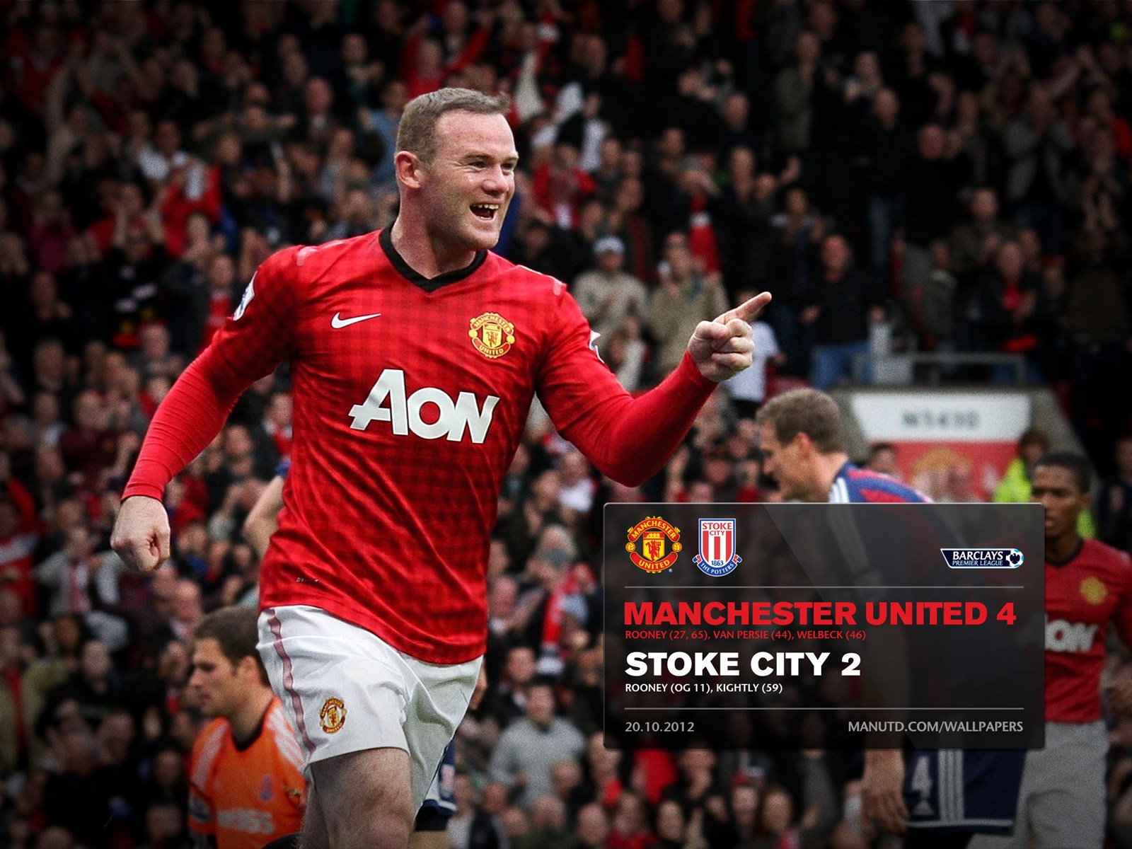 Final score, manchester united vs stroke (42) Manchester United Wallpapers