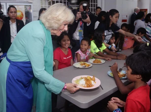 Duchess Camilla of Cornwall visited the Lighthouse Children's Welfare Centre in Kuala Lumpur